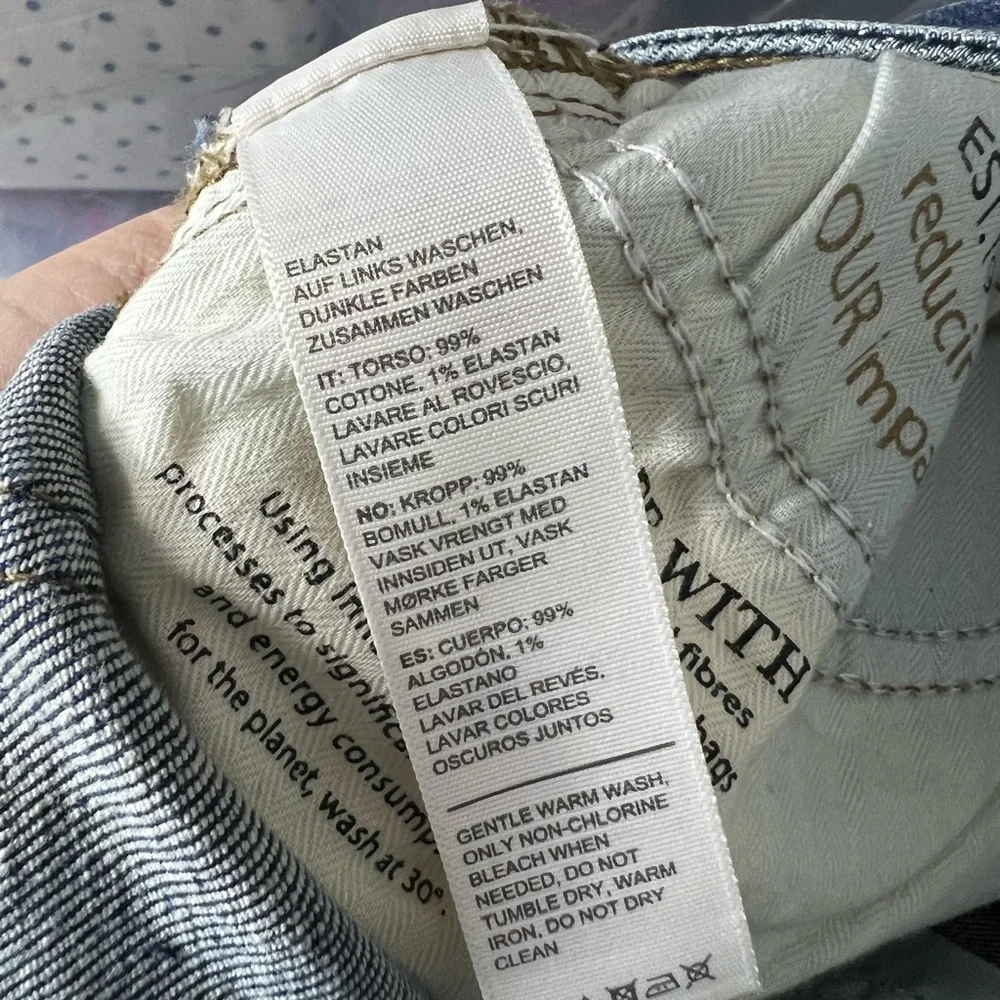 NEW Fat Face Chesham Girlfriend Jeans Denim High Rise Size 2 - Picture 14 of 16